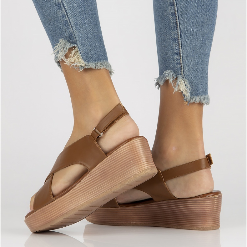 Filippo DS3609 / 22 Br braune Sandalen 1