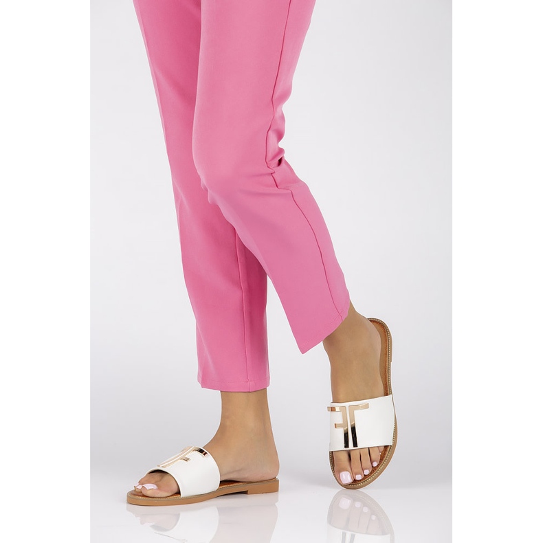 Filippo DK2103 / 22 Wh weiße Hausschuhe 1