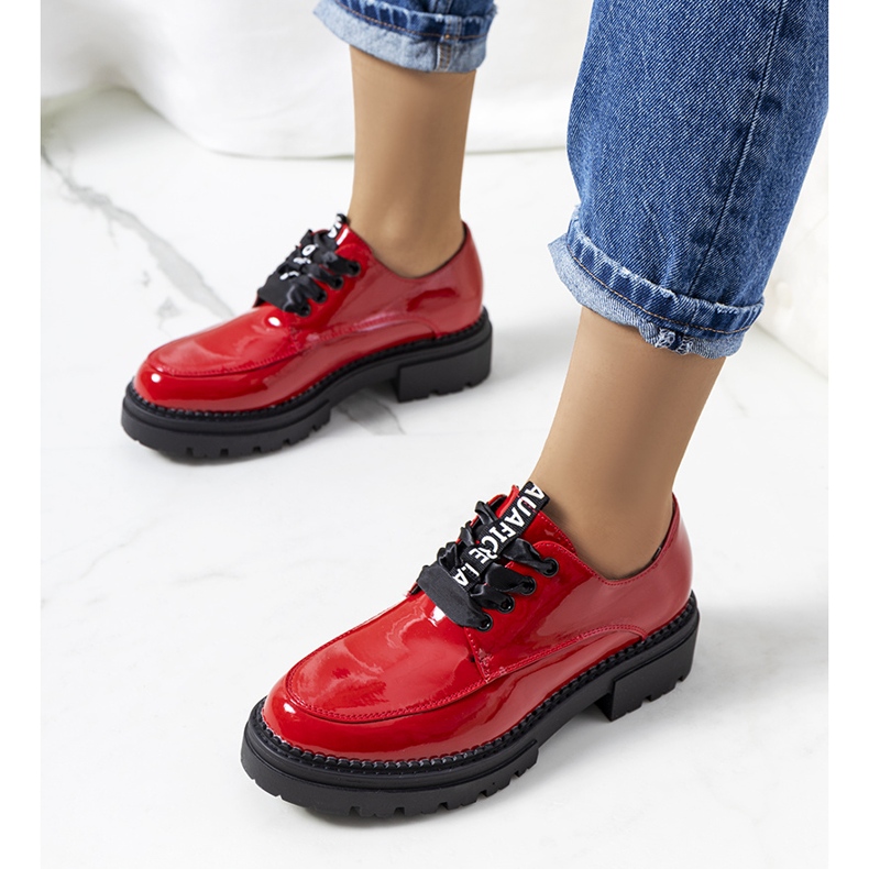Fallon rot lackierte Schuhe 1