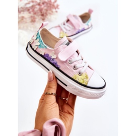 PA1 Kinder-Sneaker Stoffdruck Pink Buster rosa 1