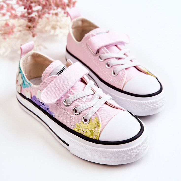 PA1 Kinder-Sneaker Stoffdruck Pink Buster rosa 2