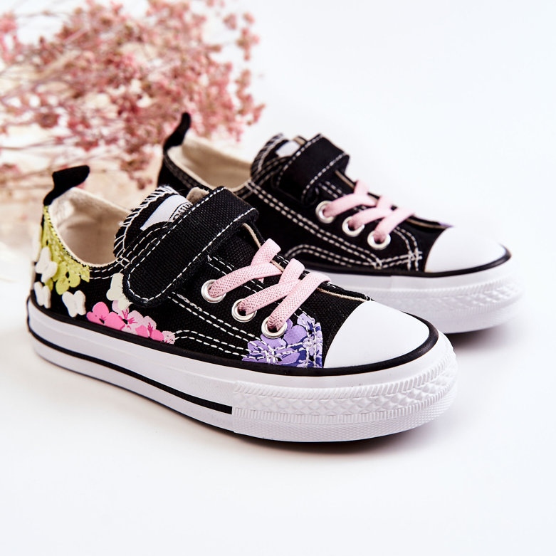 PA1 Kinder-Sneaker Stoffdruck Black Buster schwarz 1