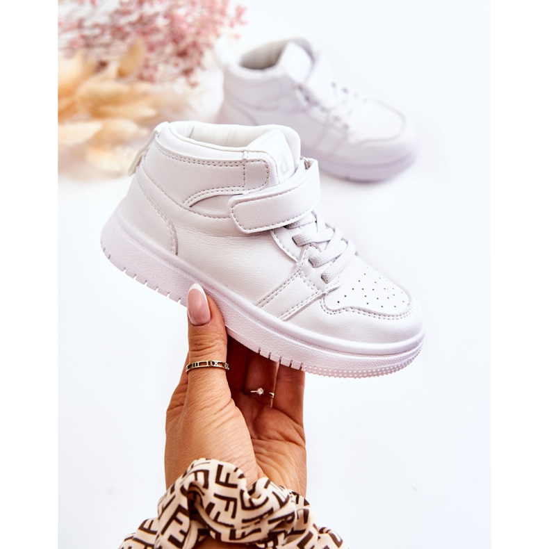 PA1 Hohe Sportschuhe für Kinder Weiß Berty 1