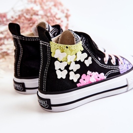 PA1 High-Top-Sneaker aus Stoff für Kinder Print Black Dorry schwarz 2
