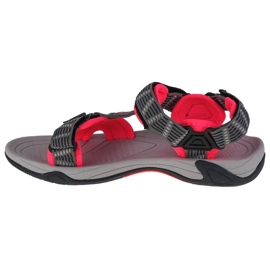 Sandalen CMP Hamal Wmn Wandersandale W 38Q9956-03TE schwarz rot grau 1