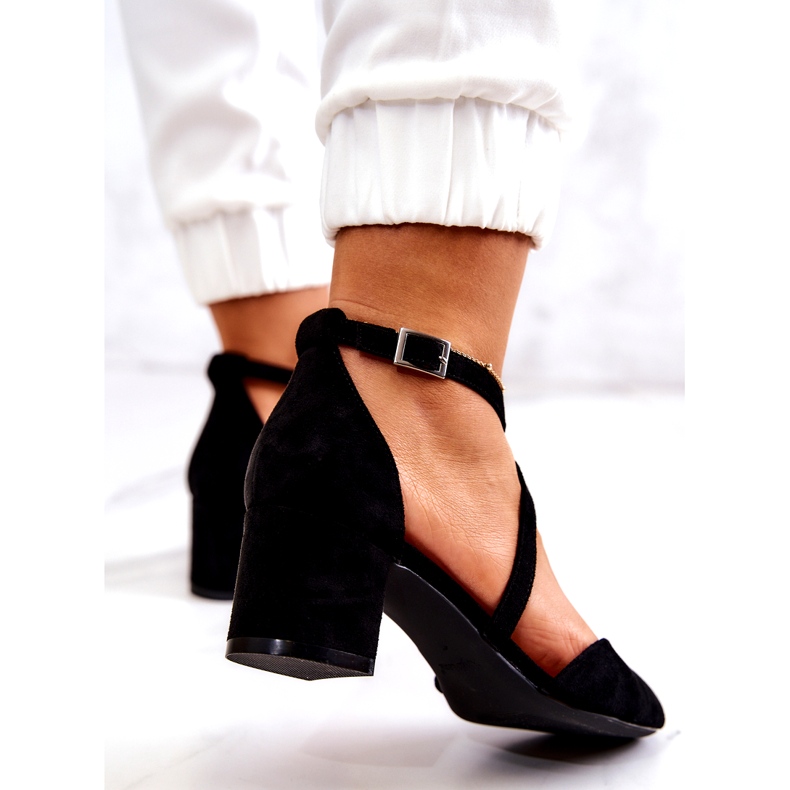 Pumps On A Bar Sergio Leone SK824 Schwarz 3