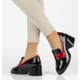 Lederpumps Filippo DP3727 / 22 Bk schwarz rot 2