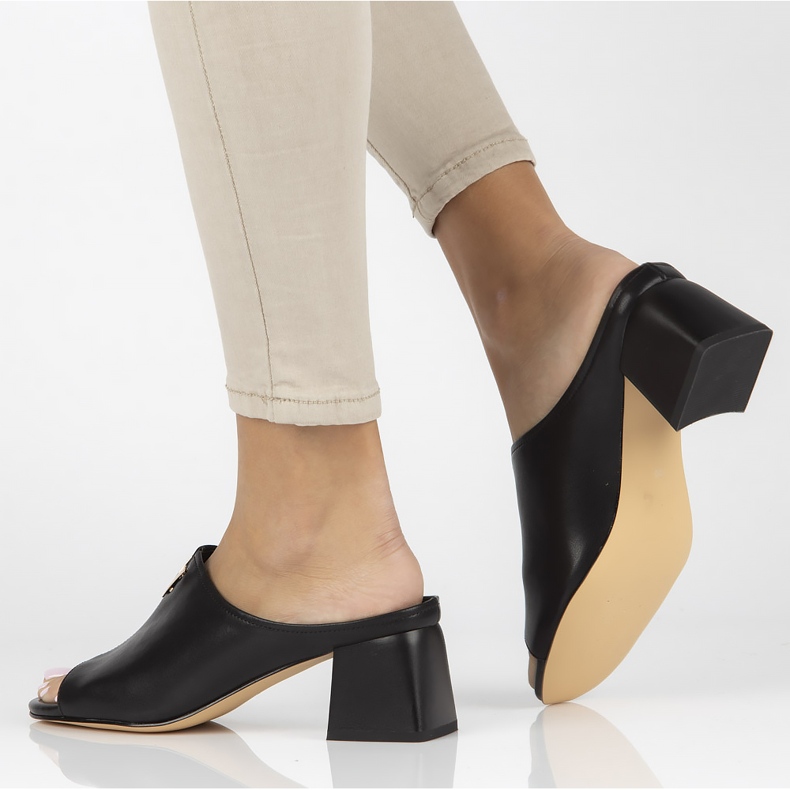 Lederhausschuhe Filippo DK3728 / 22 Bk schwarz 1