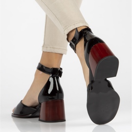 Ledersandalen Filippo DS3723 / 22 Bk schwarz 1