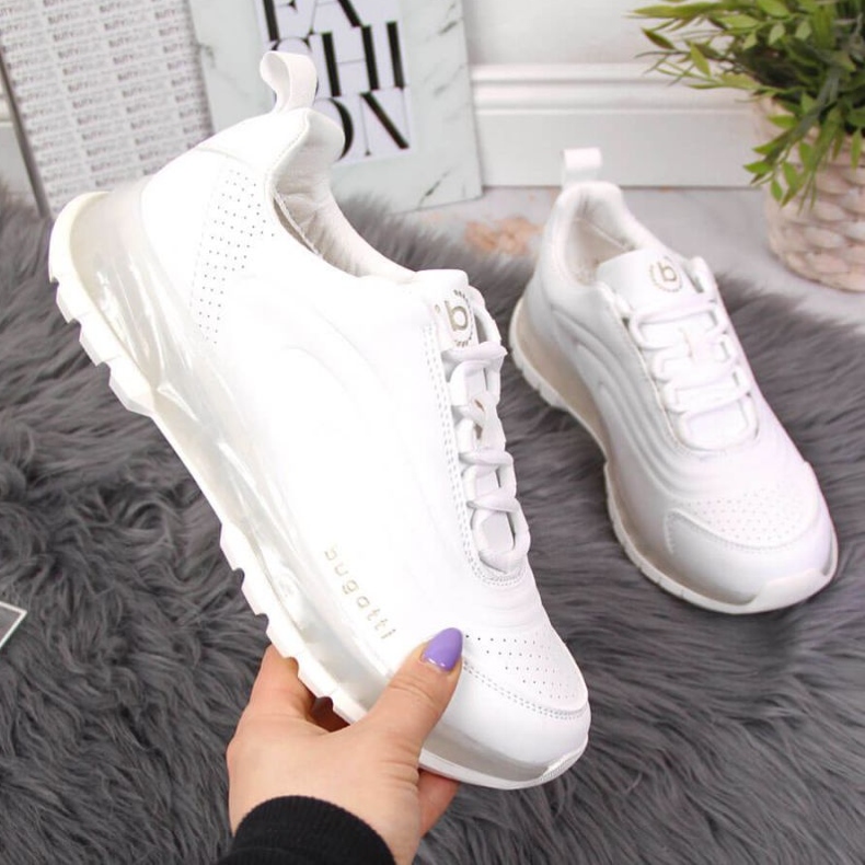 Weiße Bugatti Sportschuhe JJ253094 1