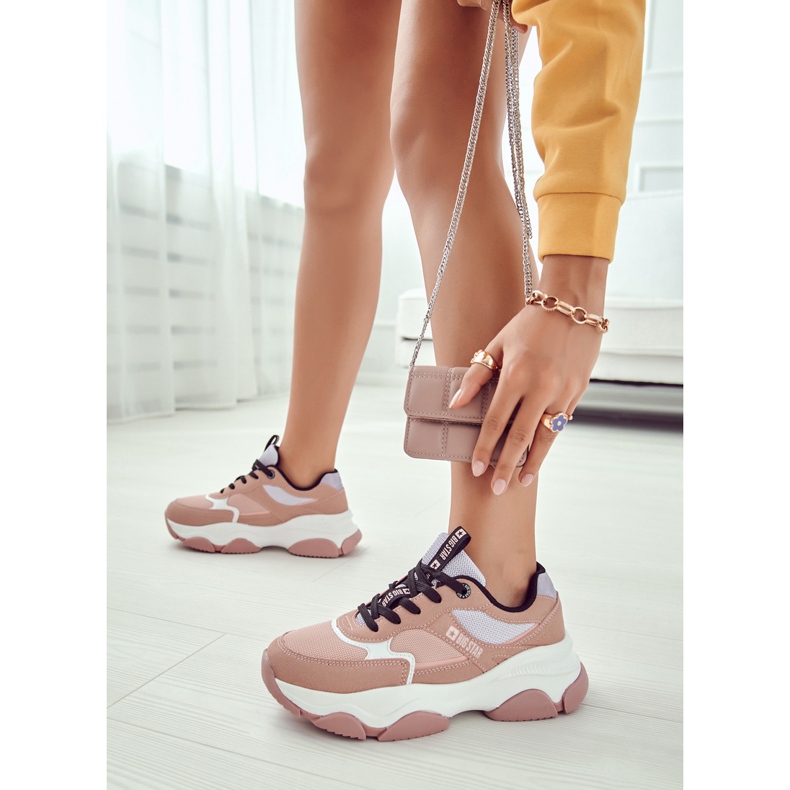 Damen Turnschuhe Sportschuhe Big Star JJ274577 Pink rosa 1