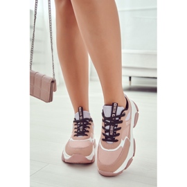 Damen Turnschuhe Sportschuhe Big Star JJ274577 Pink rosa 2