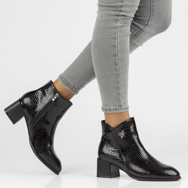 Schwarze Filippo DBT3116 / 21 Bk Stiefel 1