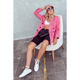 Lederturnschuhe Big Star JJ274211 Weiß und Schwarz 1