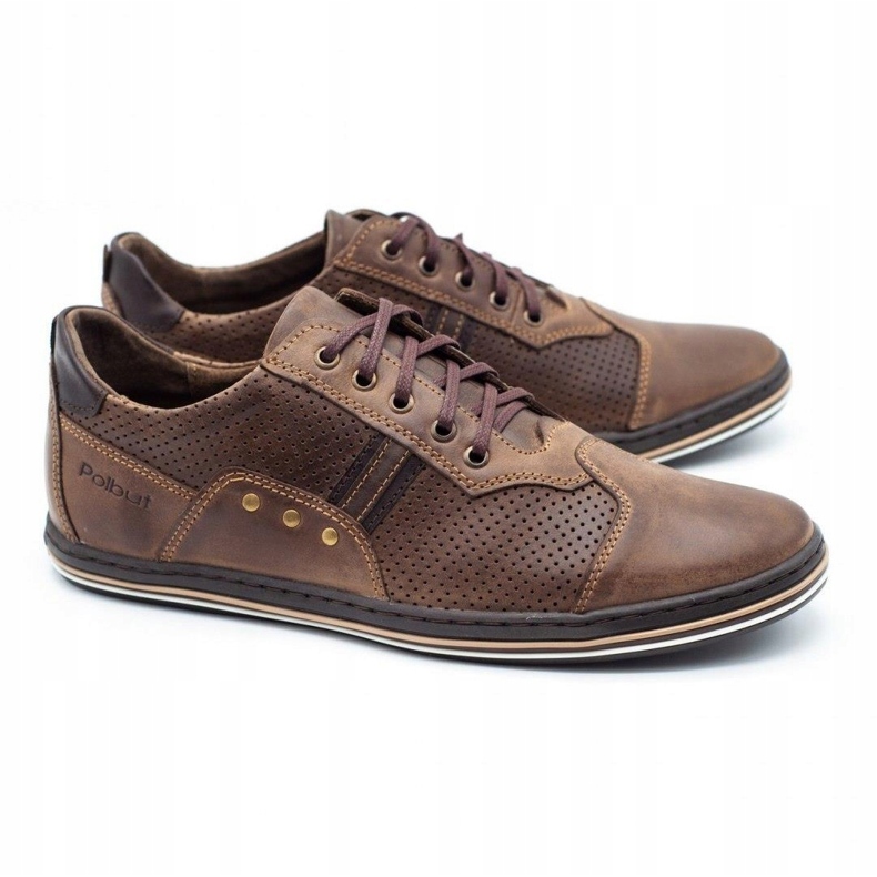 Polbut Casual Herrenschuhe 1801P braun 2