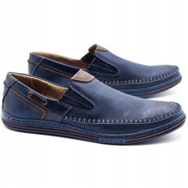 Polbut Herrenschuhe Loafer 09 marineblau navy blau 2