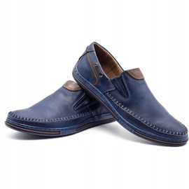 Polbut Herrenschuhe Loafer 09 marineblau 4