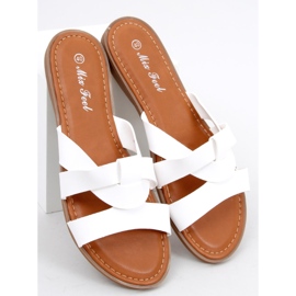 Damen-Kreuzpantoffeln Poppy White weiß 1