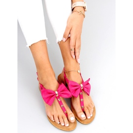 Flip-Flops mit Megi Fuschia-Schleife rosa 1