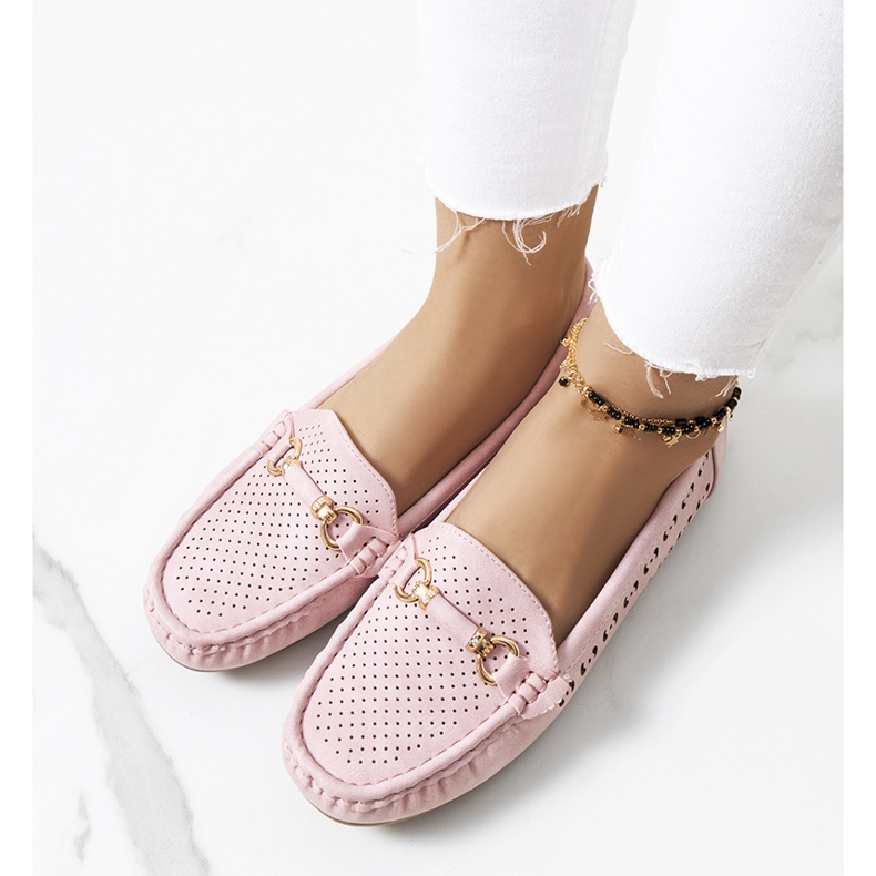 Damen-Mokassins von Pink Maide rosa 1