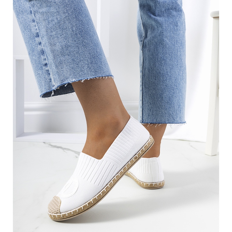 Weiße Damen-Espadrilles von Dean 1