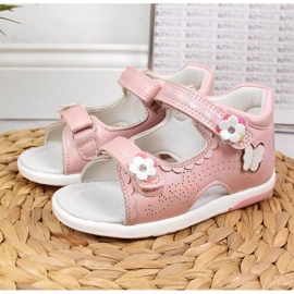 Klettsandalen knallpink Im American Club rosa 2