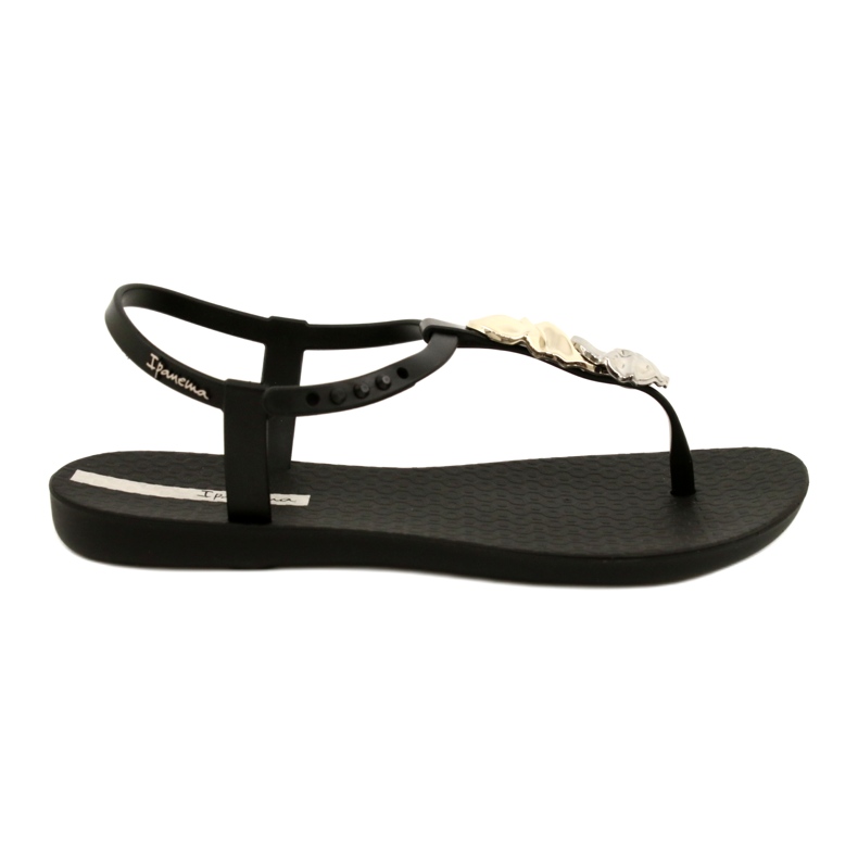 Flip-Flops mit Ipanema-Dekoration 83182 schwarz 23526 silber- golden 1