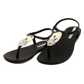 Flip-Flops mit Ipanema-Dekoration 83182 schwarz 23526 silber- golden 4
