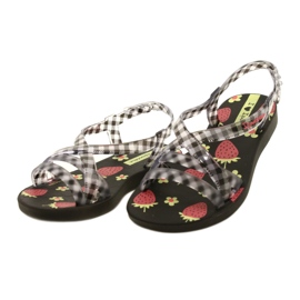 Ipanema 83200 Karierte Sandalen Kinder EXP Erdbeersandale farblos 2