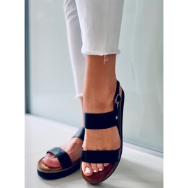 Maiden Black Damensandalen schwarz 2