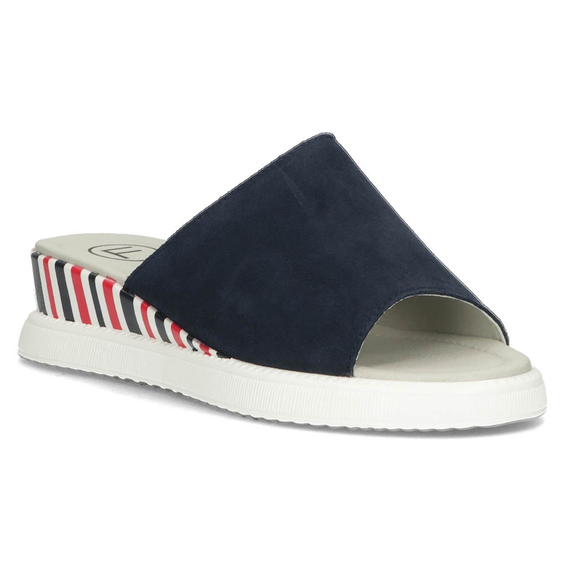 Lederhausschuhe Filippo DK3615 / 22 Nv marineblau 1