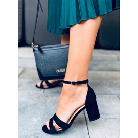 Moly Black Sandaletten mit hohen Absätzen schwarz 1