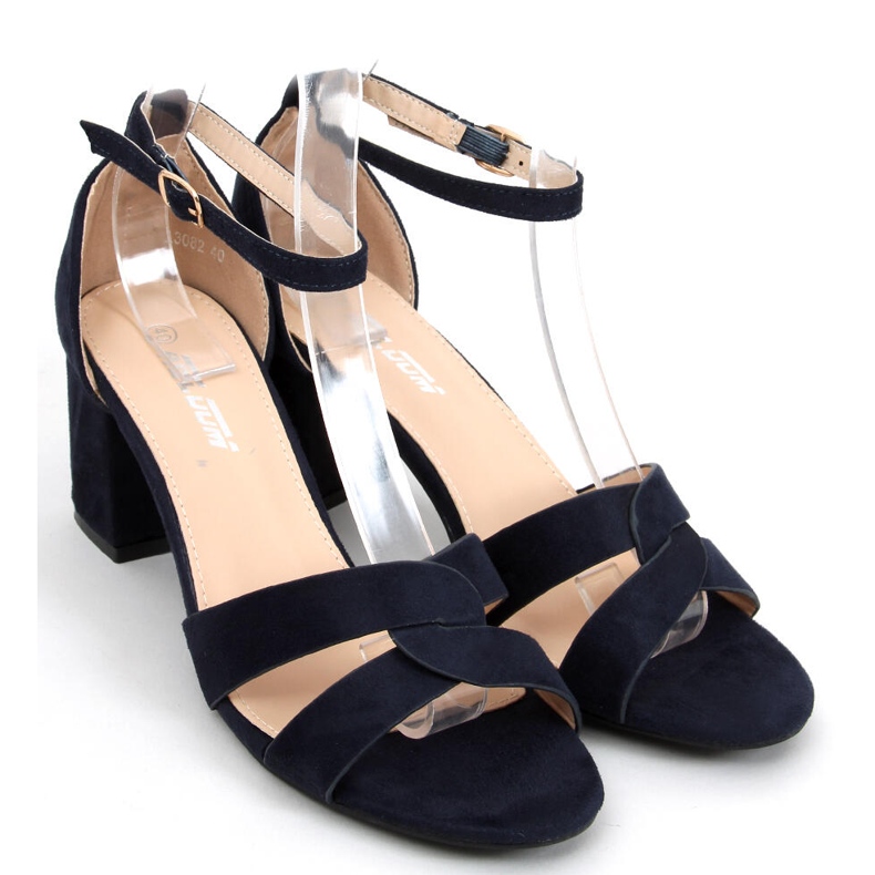 Moly Blue Sandaletten mit hohen Absätzen marineblau 2