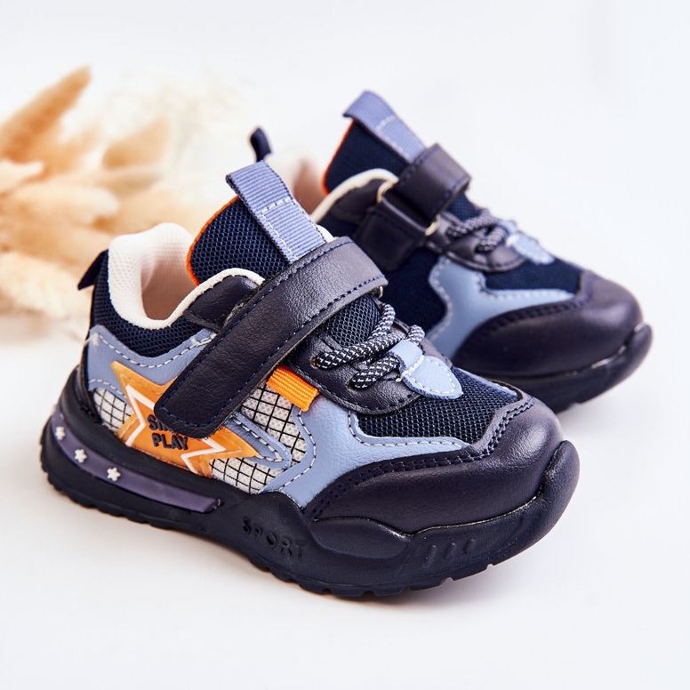 PJ2 Leichte Sportschuhe für Kinder Marineblau Mobby 1