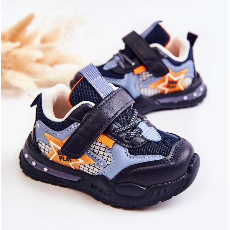 PJ2 Leichte Sportschuhe für Kinder Marineblau Mobby 2