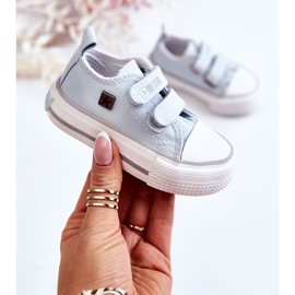 Kinderturnschuhe mit Klettverschluss Big Star HH374204 Blau 1