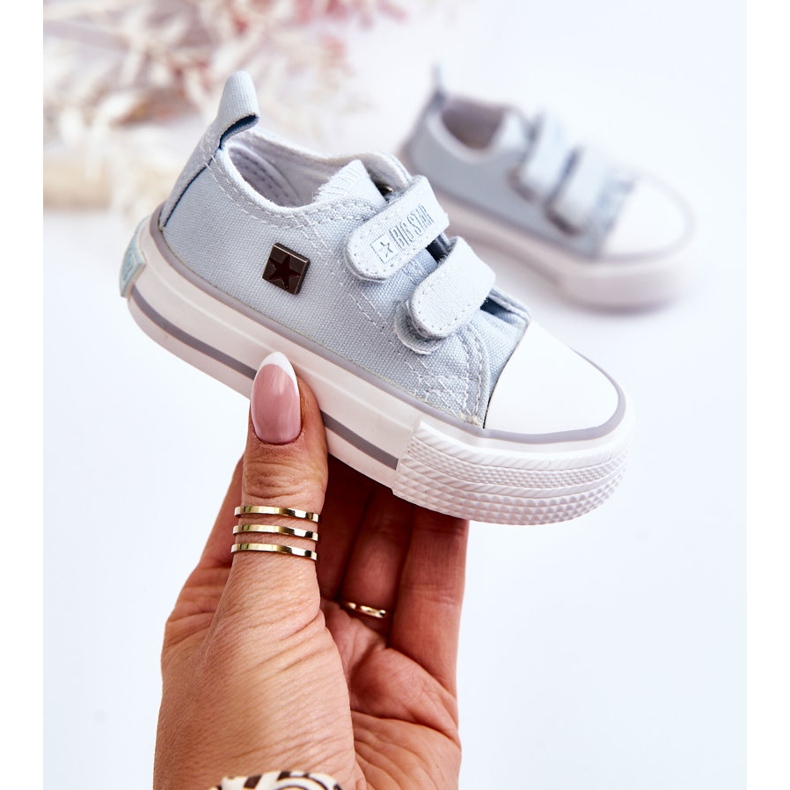 Kinderturnschuhe mit Klettverschluss Big Star HH374204 Blau 1