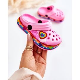 Kinderhausschuhe Foam Crocs Pink Charie rosa 1