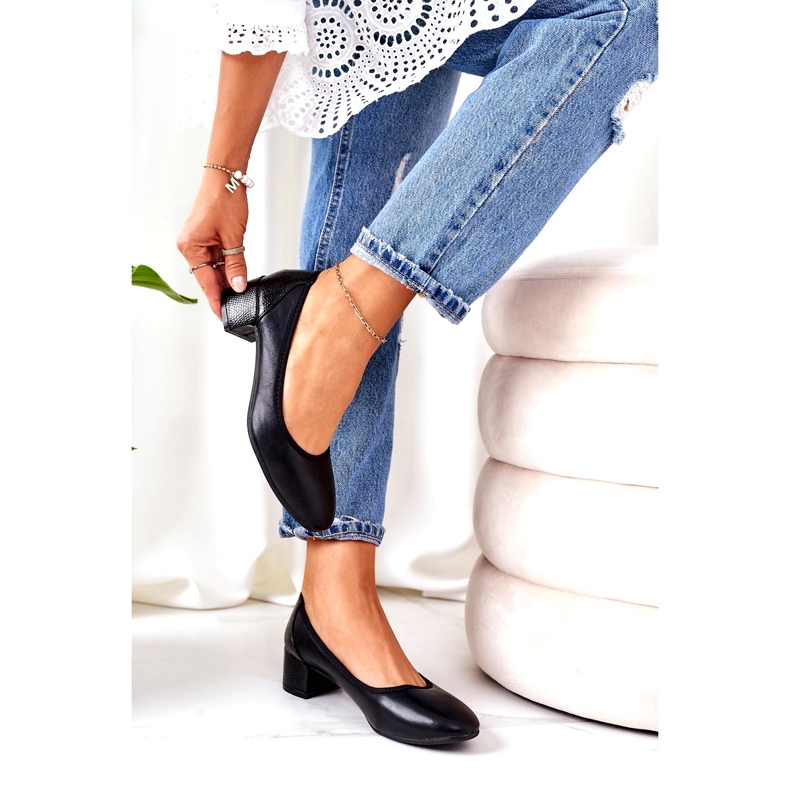 S.Barski Lederpumps S. Barski 20-L1 Schwarz 2