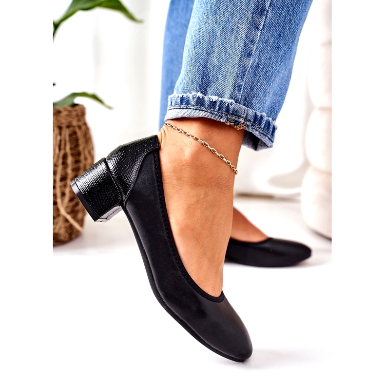 S.Barski Lederpumps S. Barski 20-L1 Schwarz 3