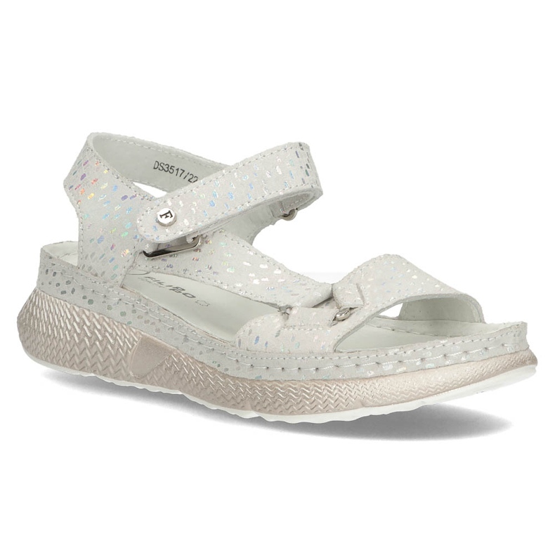 Ledersandalen Filippo DS3517 / 22 Si silber 1