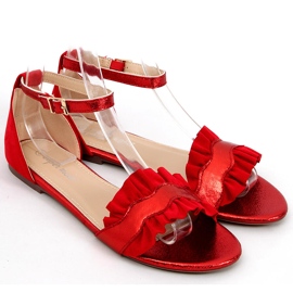 Alpha Red Damensandalen rot 1