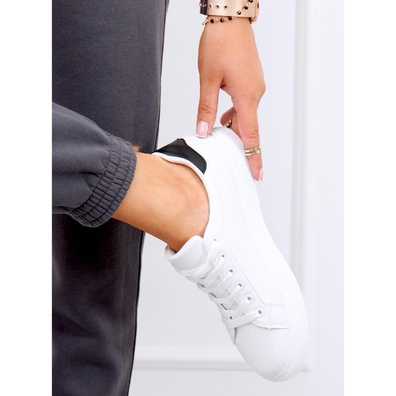 Xina WEISS / SCHWARZ Damen Turnschuhe weiß 1