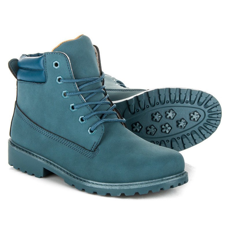 Seastar Damenstiefel Trapper blau 1
