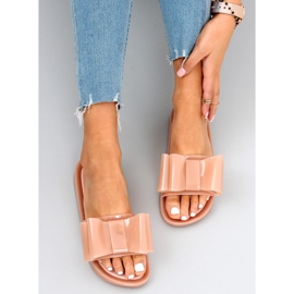 Silikonpantoffeln für Damen Vinca Pink beige 1