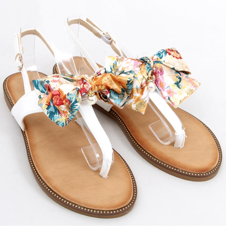 Flip-Flops mit Schleife Odette White weiß 1