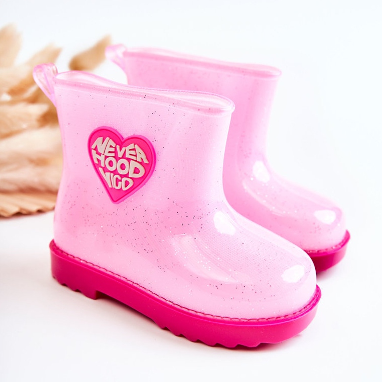 Regenstiefel für Kinder in Pink rosa 1
