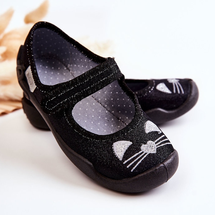 BEFADO S.A. Ballerinas Befado Cats 114X450 Schwarz 2