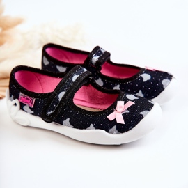 BEFADO S.A. Ballerinas für Kinder Befado mit Schleife 114X481 Marineblau navy blau 2