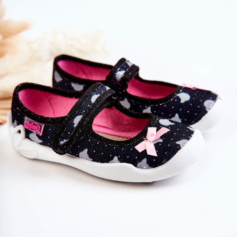 BEFADO S.A. Ballerinas für Kinder Befado mit Schleife 114X481 Marineblau 2